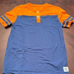 GAP Kids Two-Tone Orange and Blue Tee